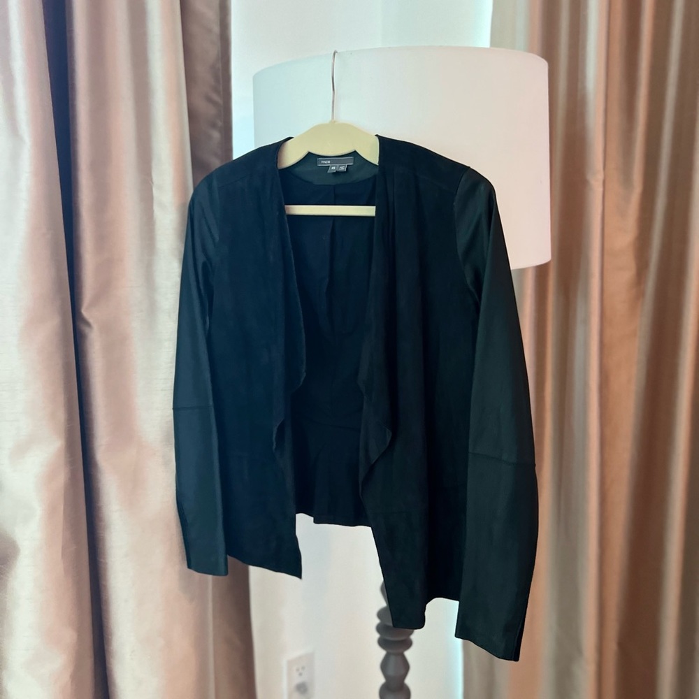 Vince Suede and Leather Jacket